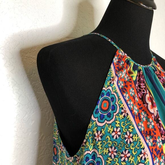 Anthropologie Ella halter handkerchief maxi dress size XS / Small - Picture 5 of 15